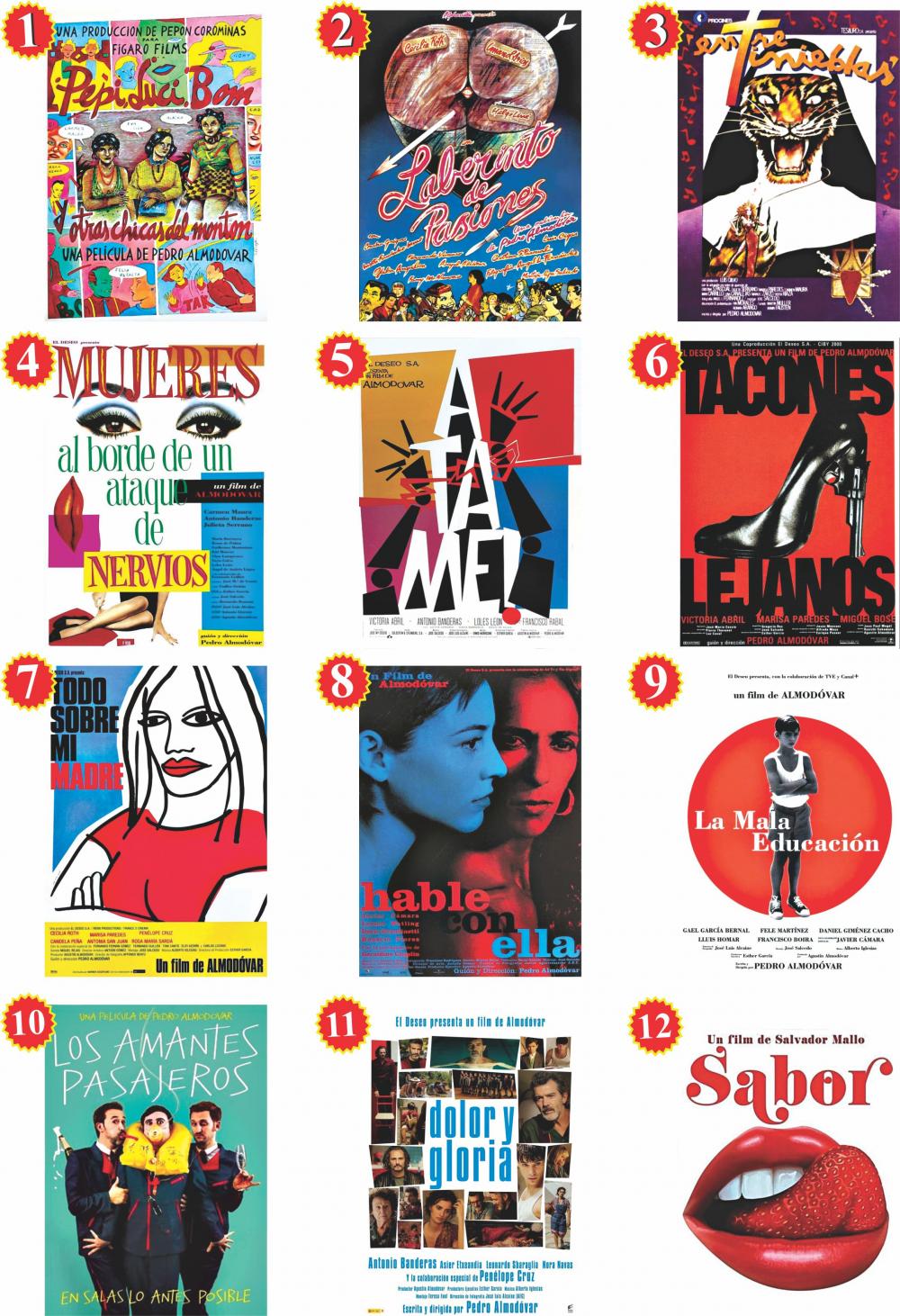 Kit de mini posters magnéticos dos filmes 24 peças 5x7 cm - Col