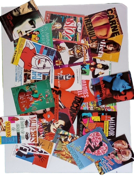 Kit de mini posters magnéticos dos filmes 24 peças 5x7 cm - Col