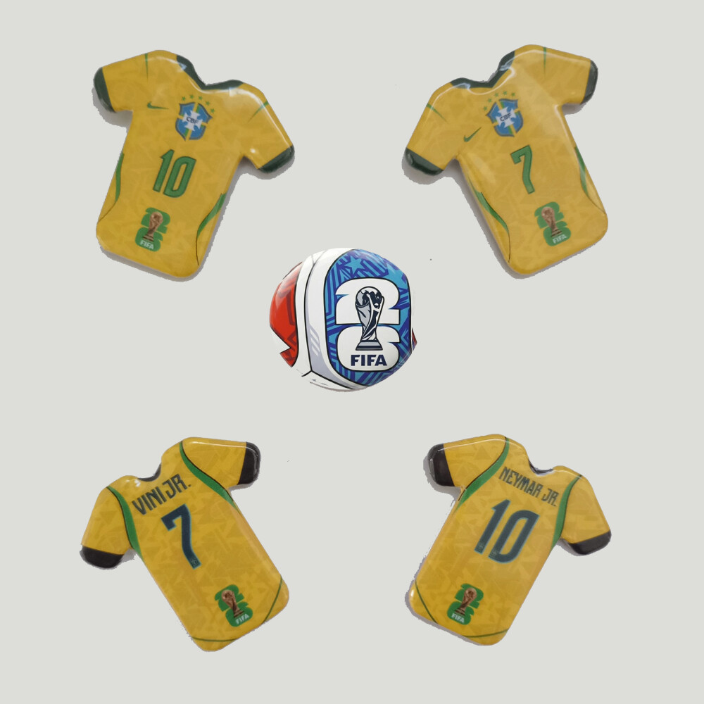 Botton Camisa Do Brasil 2026 Grudima Cardenia 6 Cm