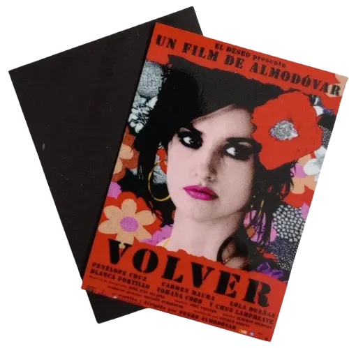 Kit de mini posters magnéticos dos filmes 24 peças 5x7 cm - Col