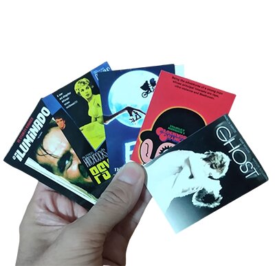 Ímã de geladeira mini pôsters de Filmes Clássicos.