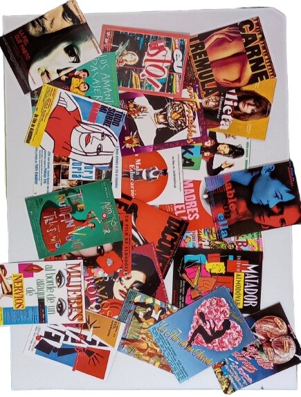 Kit de mini posters magnéticos dos filmes 24 peças 5x7 cm - Col