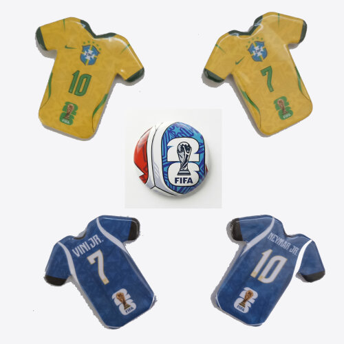 Botton Camisa Do Brasil 2026 Grudima Cardenia 6 Cm