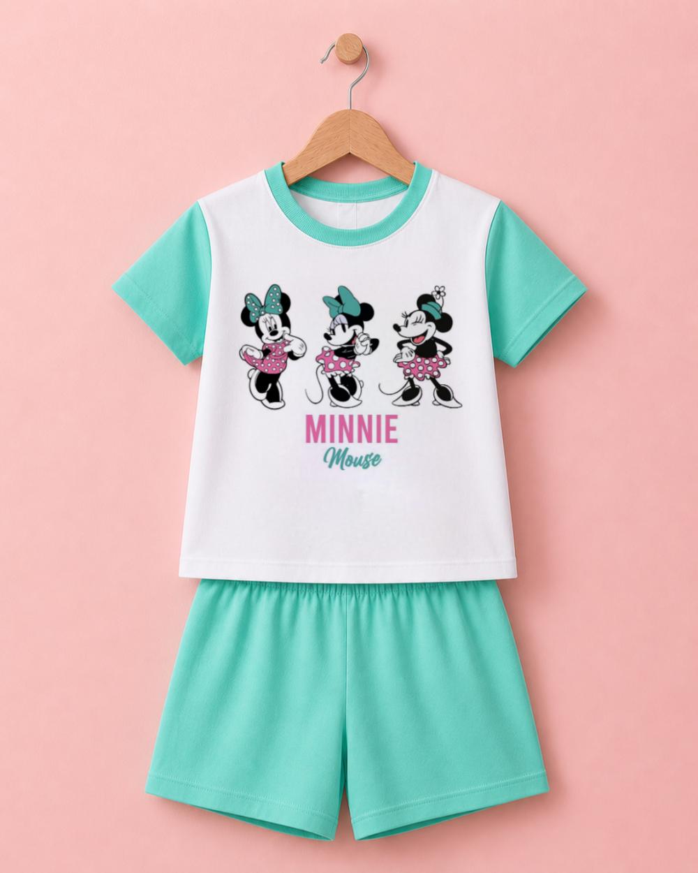 Pijama infantil curto Minnie