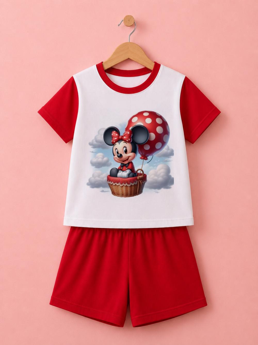 Pijama curto Minnie