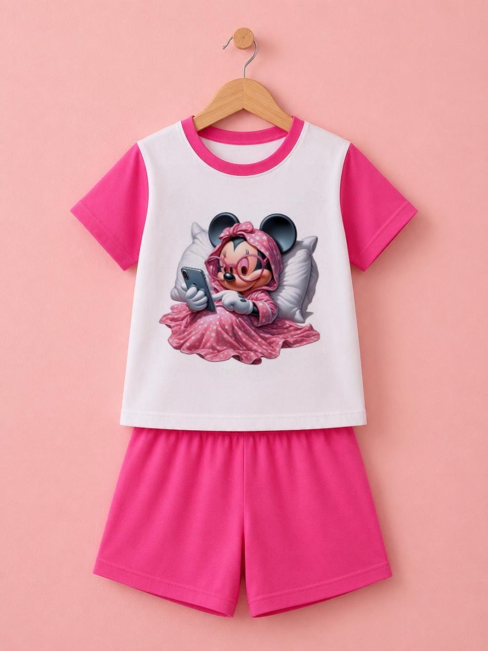 Pijama curto Minnie