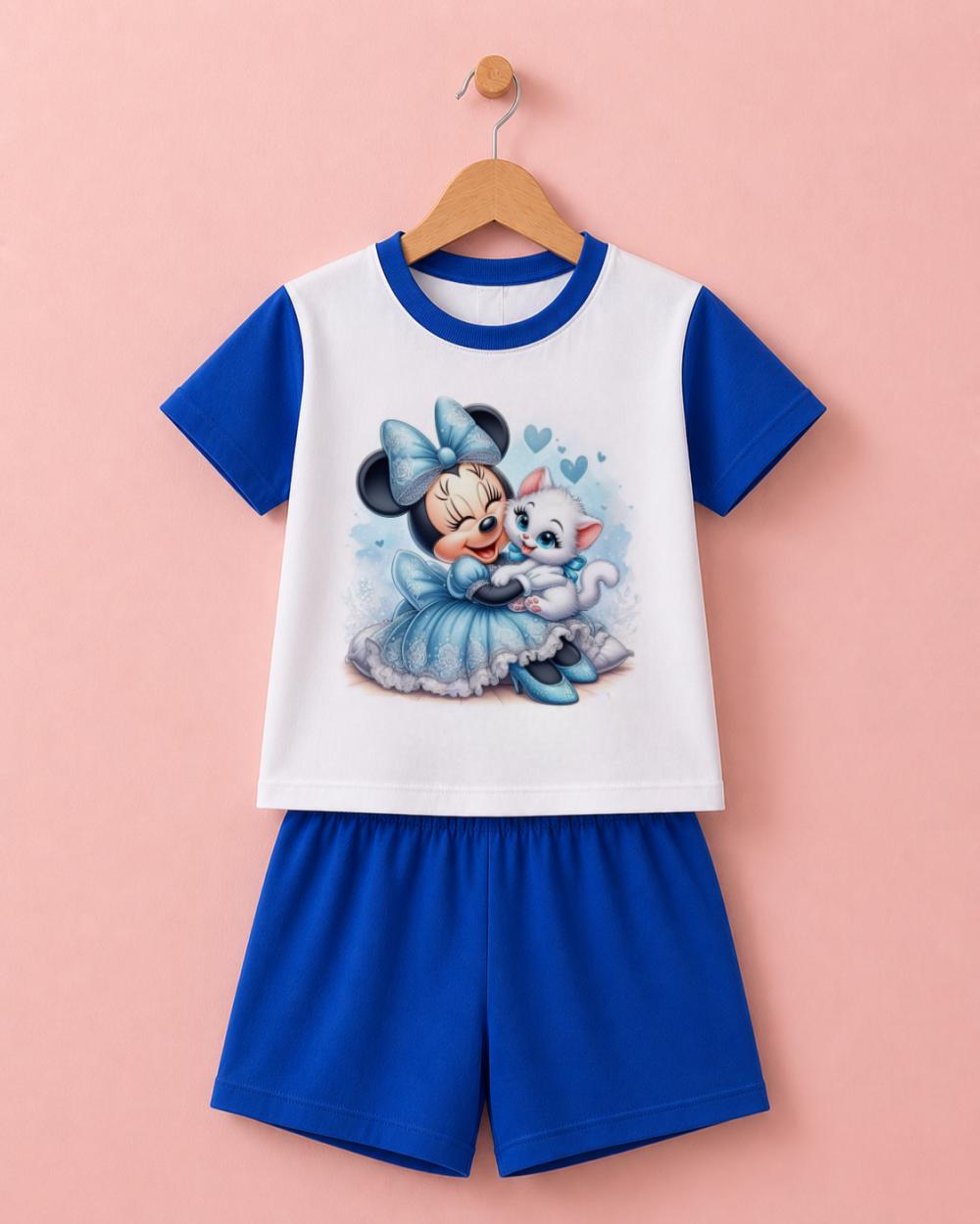 Pijama curto Minnie