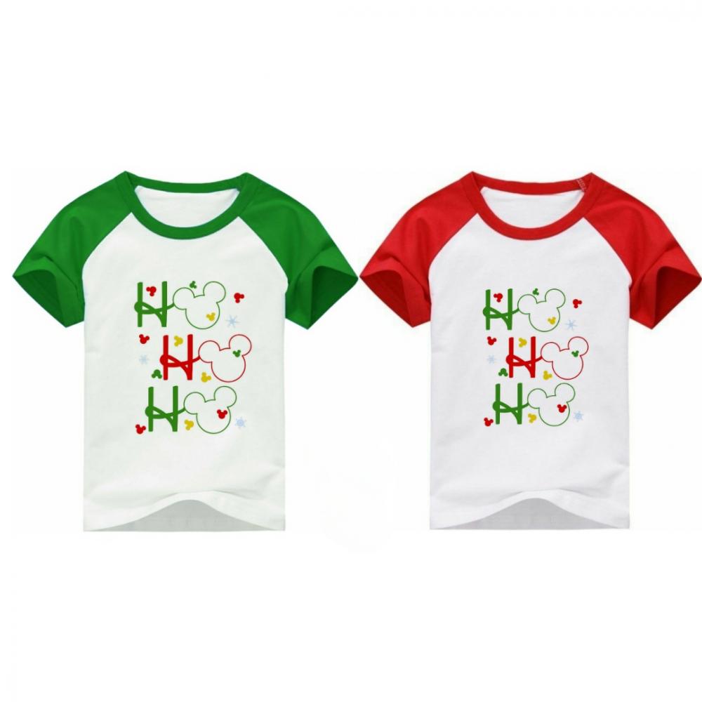 Camiseta Natal Disney Raglan