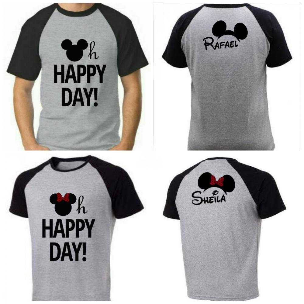 Camiseta viagem Disney Raglan
