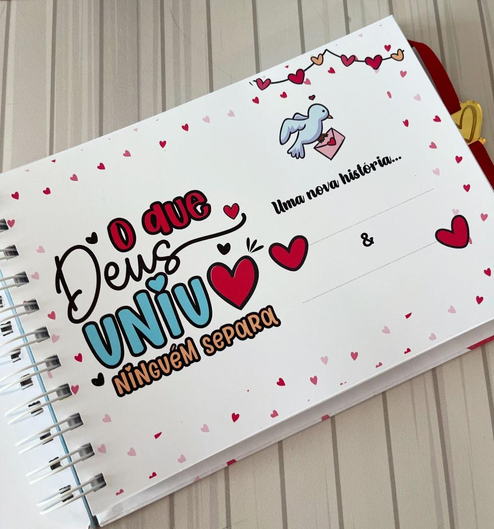 Álbum de memórias especial Dia dos namorados