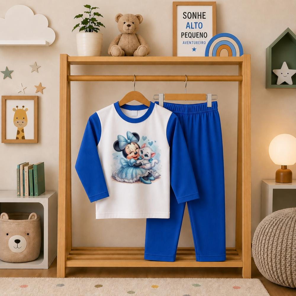 Pijama longo Minnie