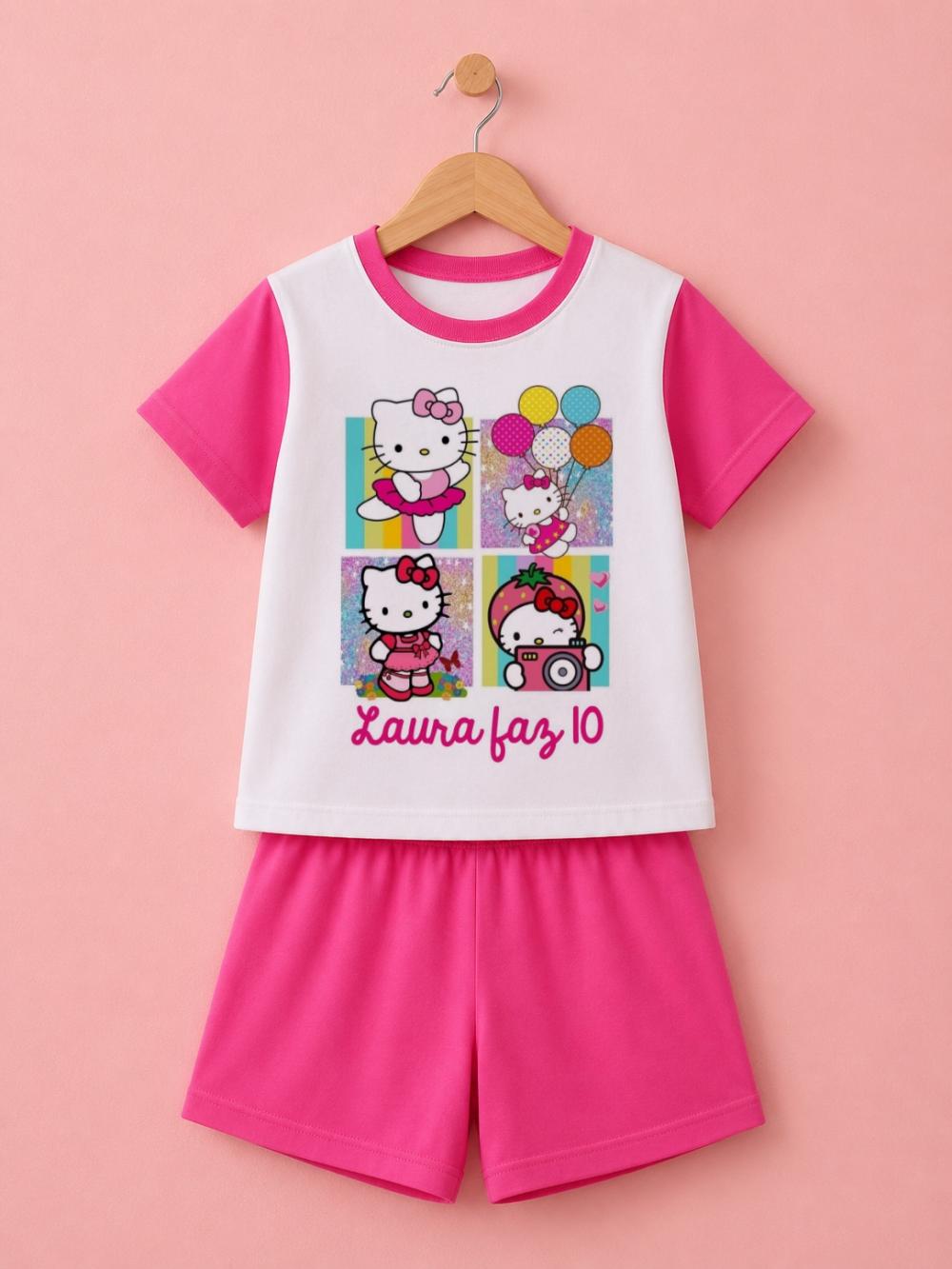 Pijama curto Hello Kitty