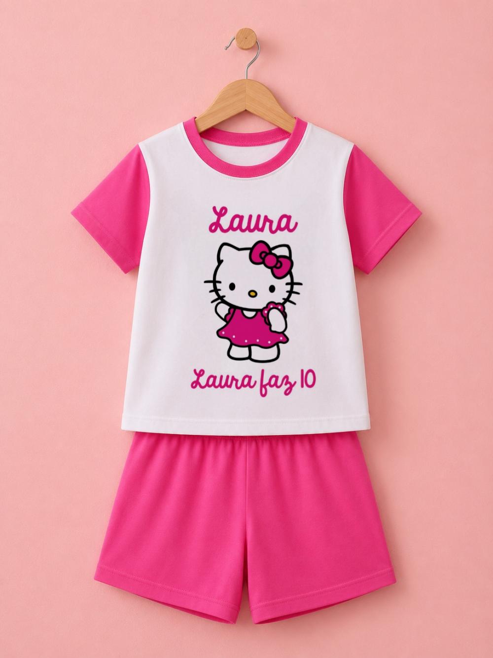 Pijama curto Hello Kitty