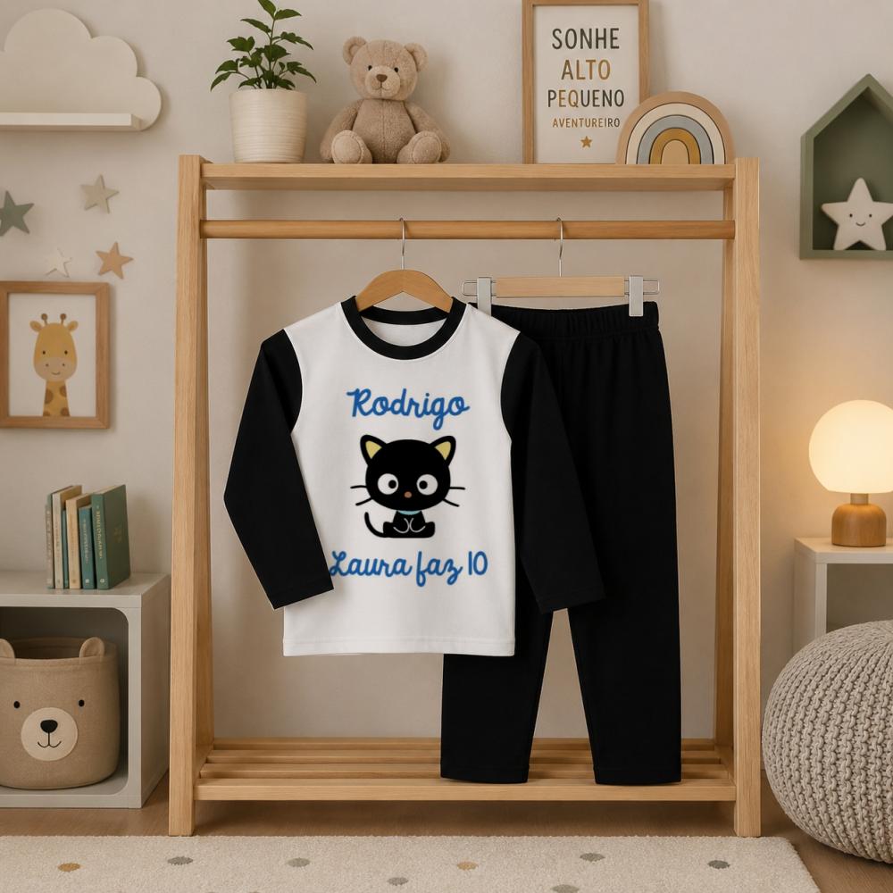 Pijama longo Hello Kitty