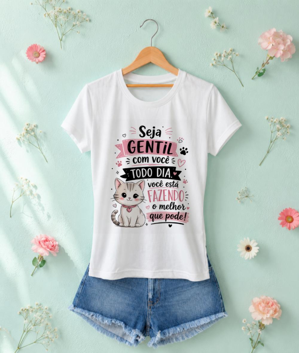 Camiseta Feminina estampada