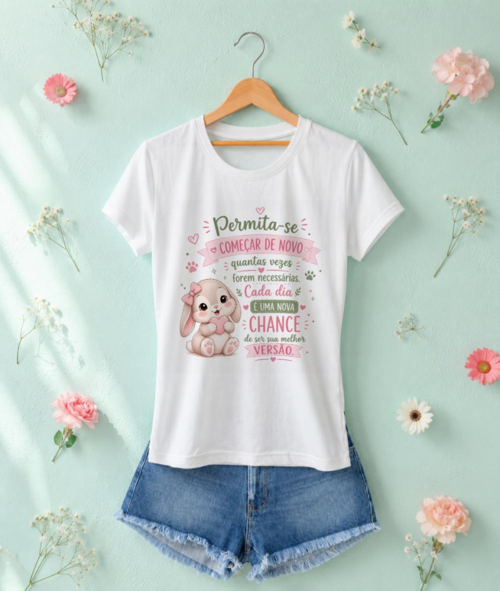 Camiseta Feminina estampada
