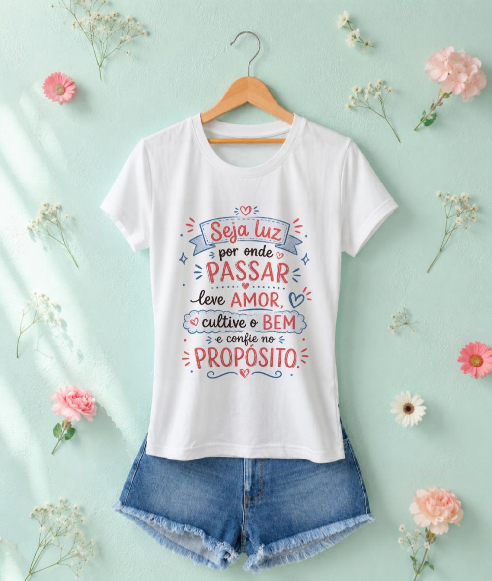 Camiseta Feminina estampada