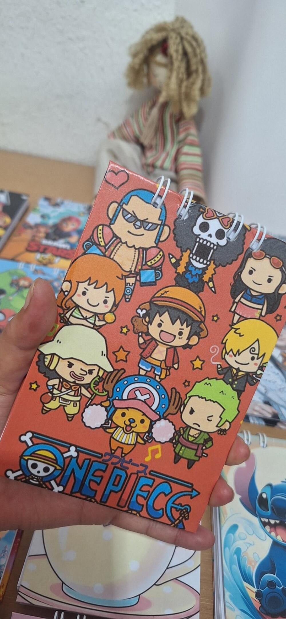 Bloquinho de notas One Piece