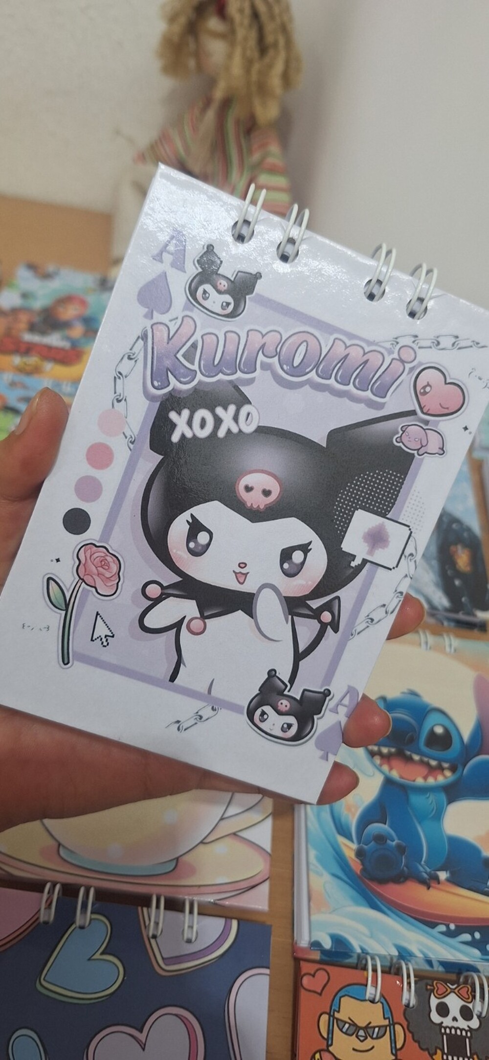 Bloquinho de notas Kuromi