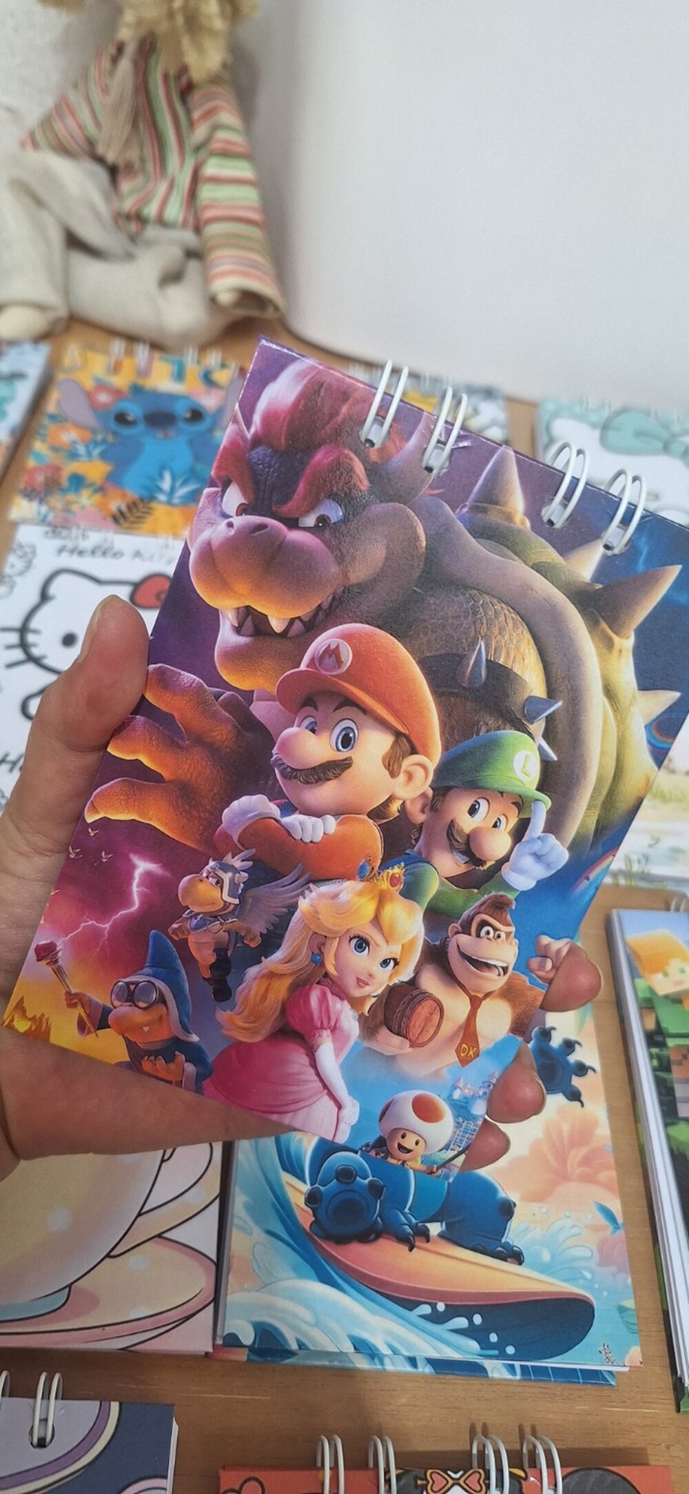 Bloquinho de notas Super Mário