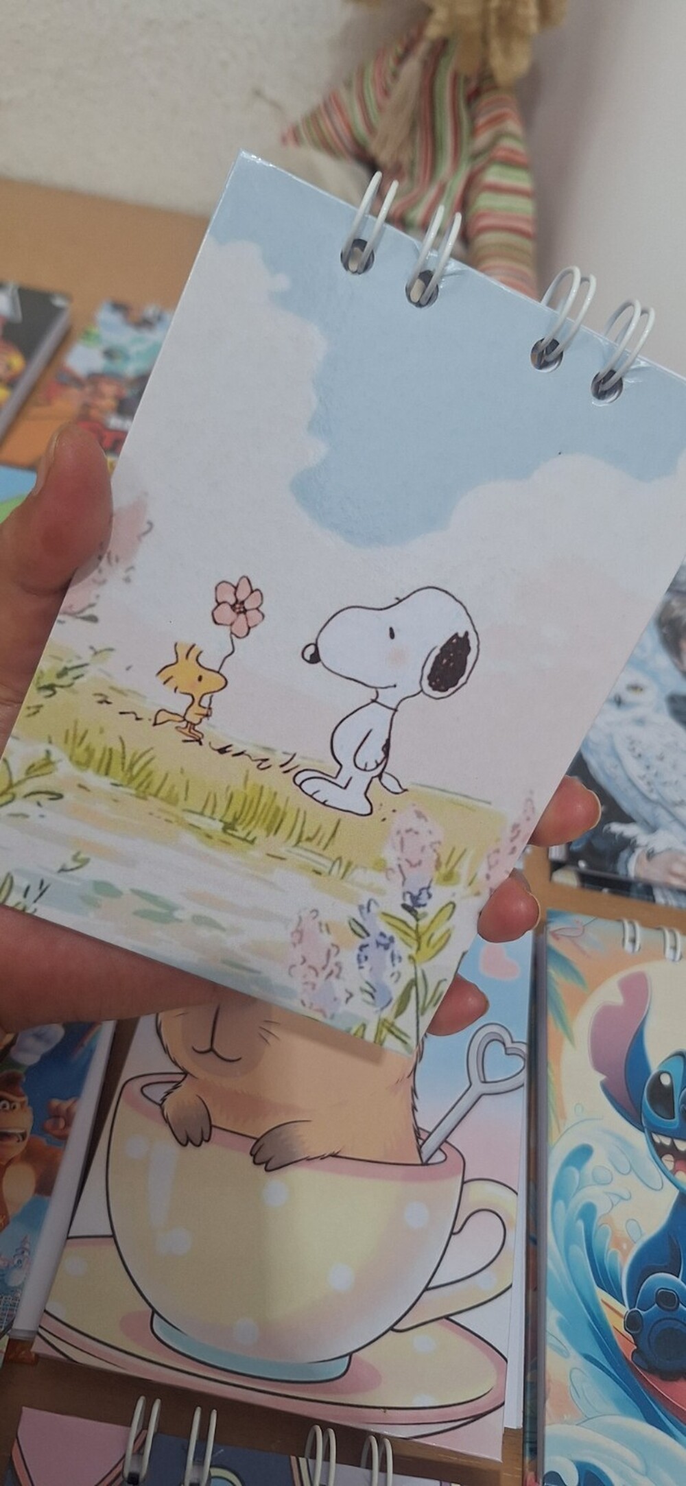 Bloquinho de notas Snoopy