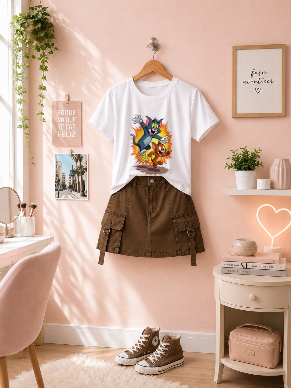Camiseta Tom e Jerry