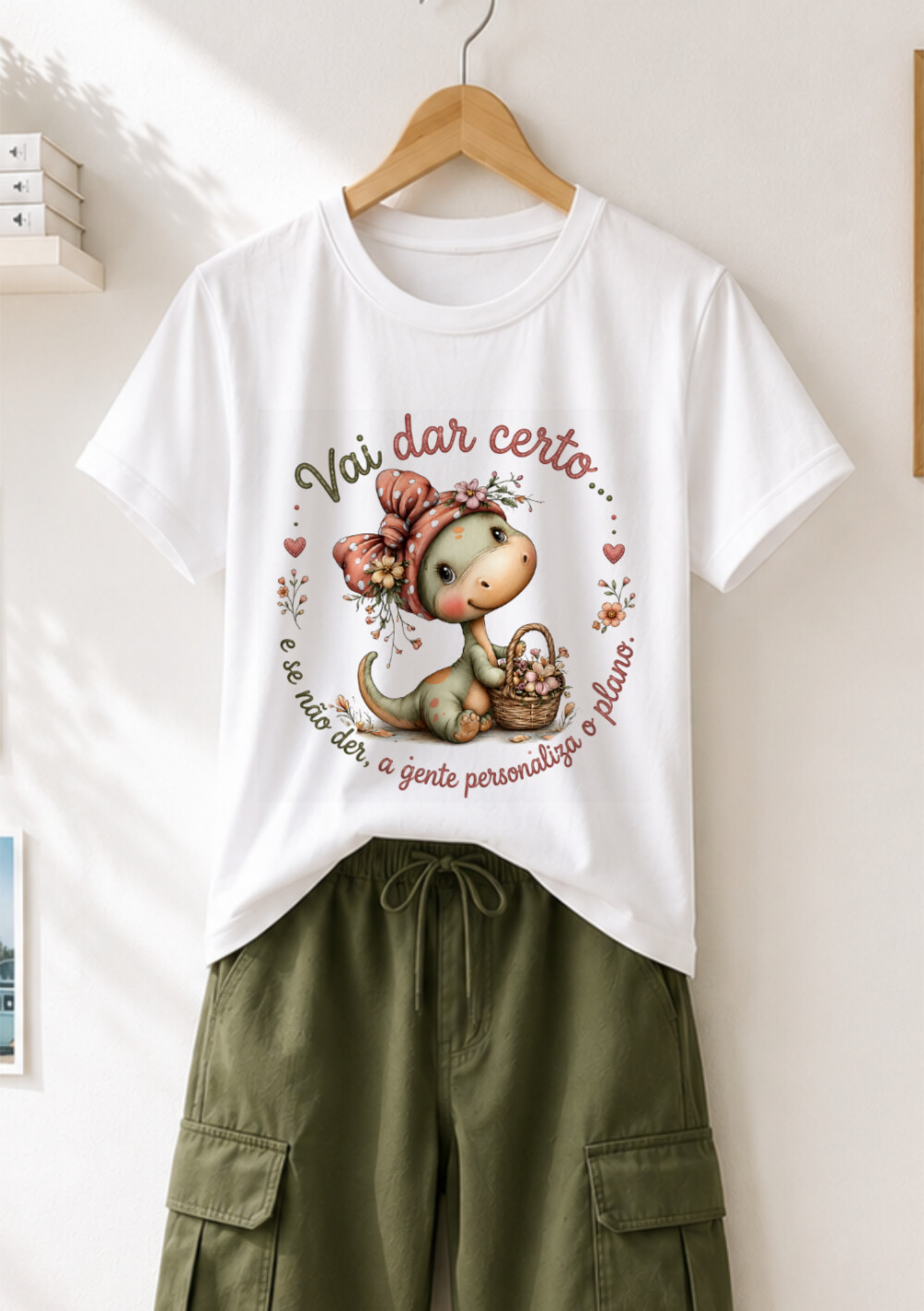 Camiseta Personalizada com Frase Motivacional