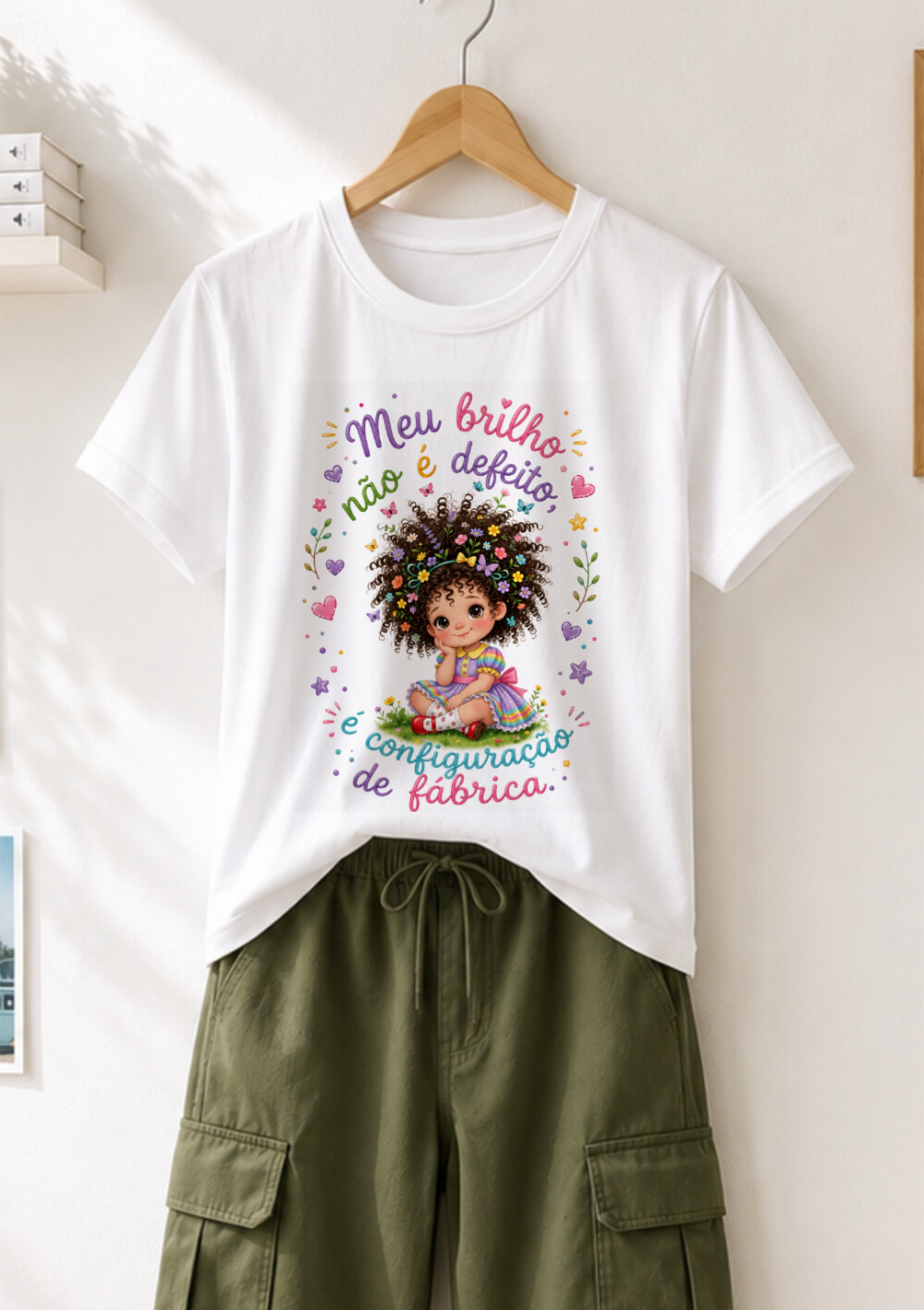 Camiseta Personalizada com Frase Motivacional