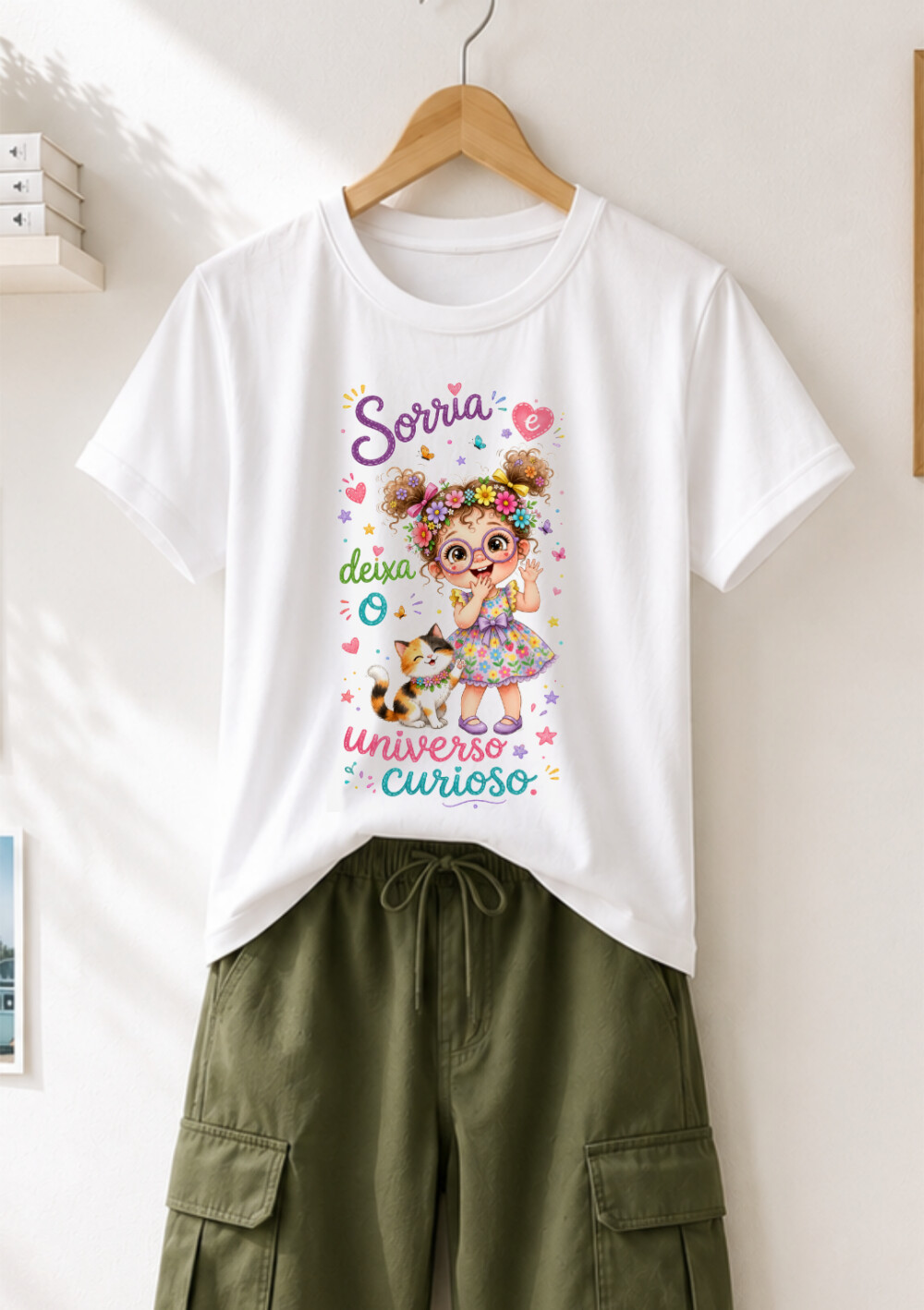 Camiseta Personalizada com Frase Motivacional