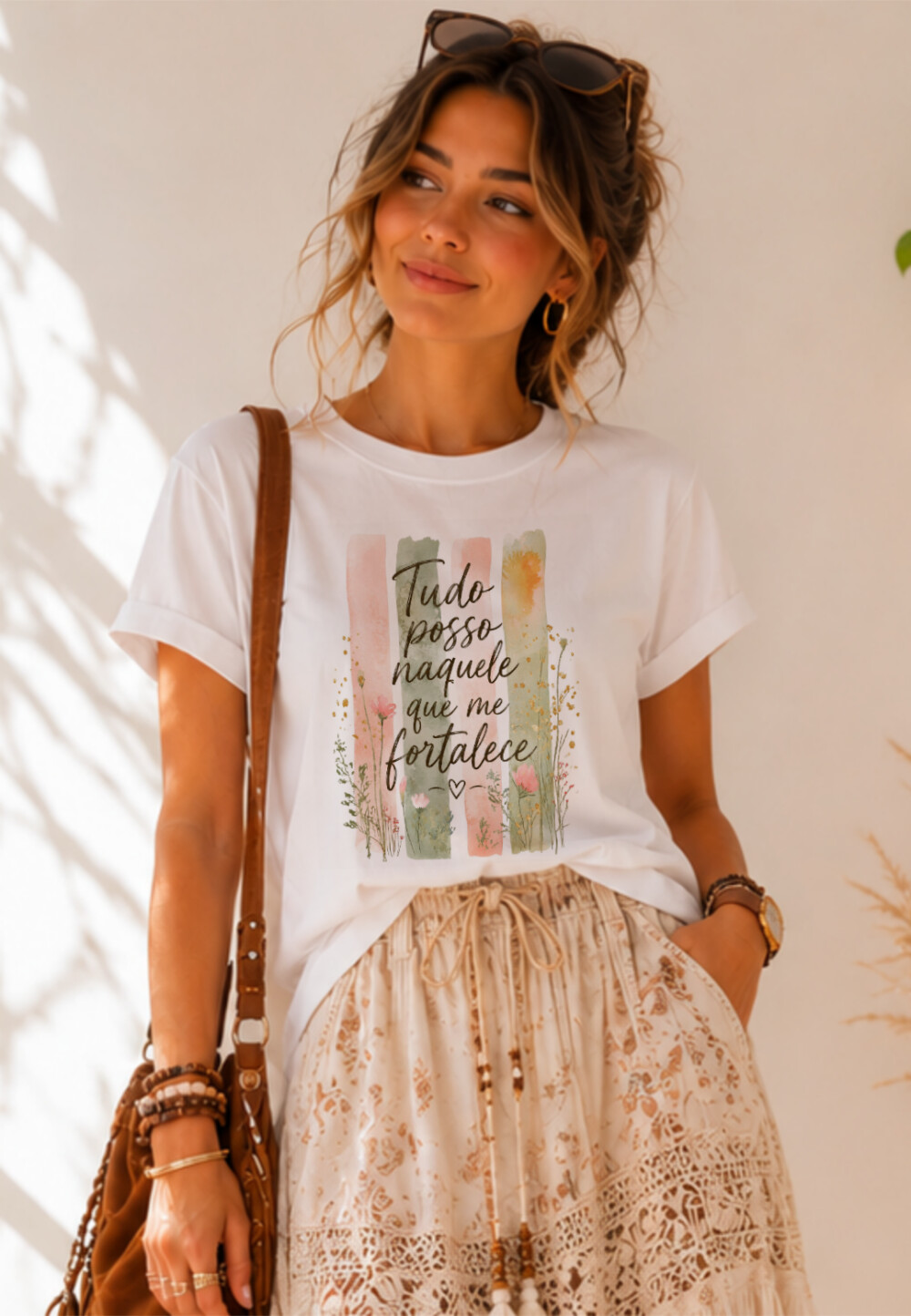 Camiseta Personalizada com Frase Motivacional