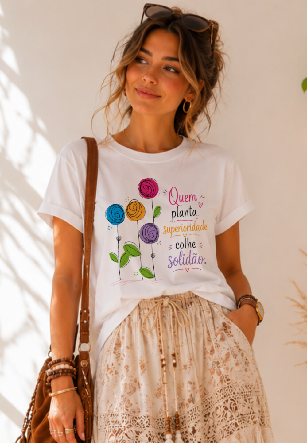 Camiseta Personalizada com Frase Motivacional