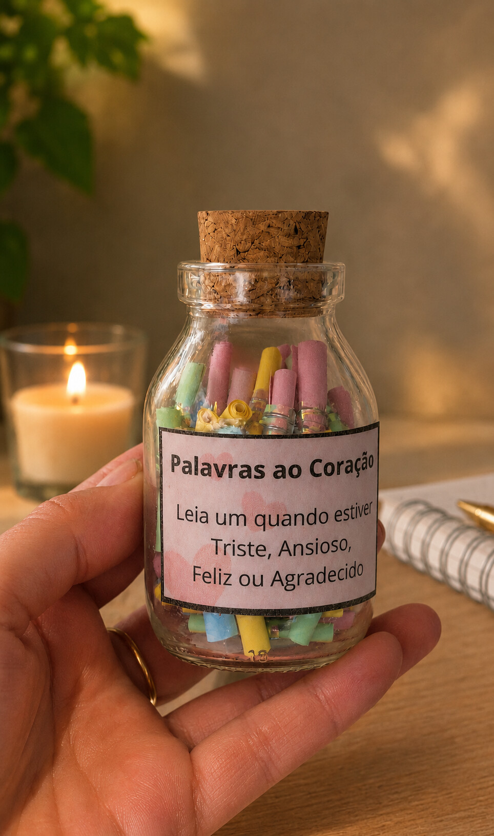 Potinho de Palavras ao Coração