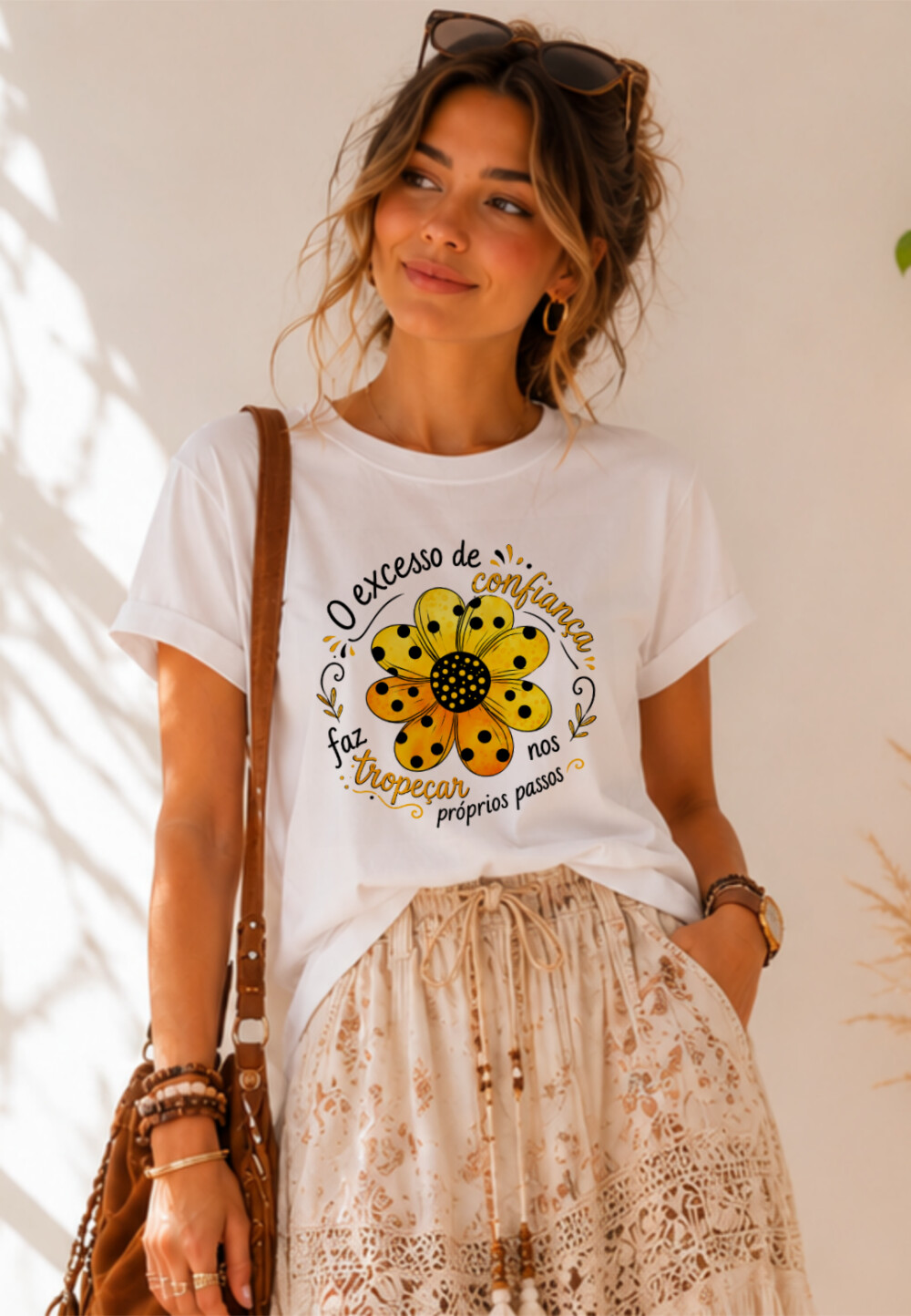 Camiseta Personalizada com Frase Motivacional