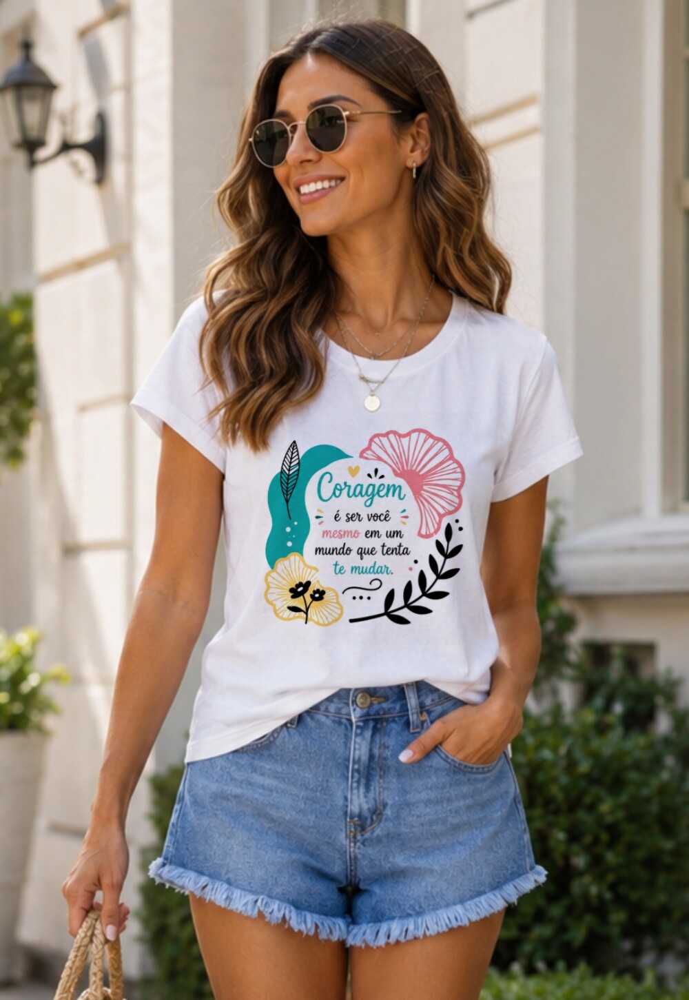 Camiseta Personalizada com Frase Motivacional