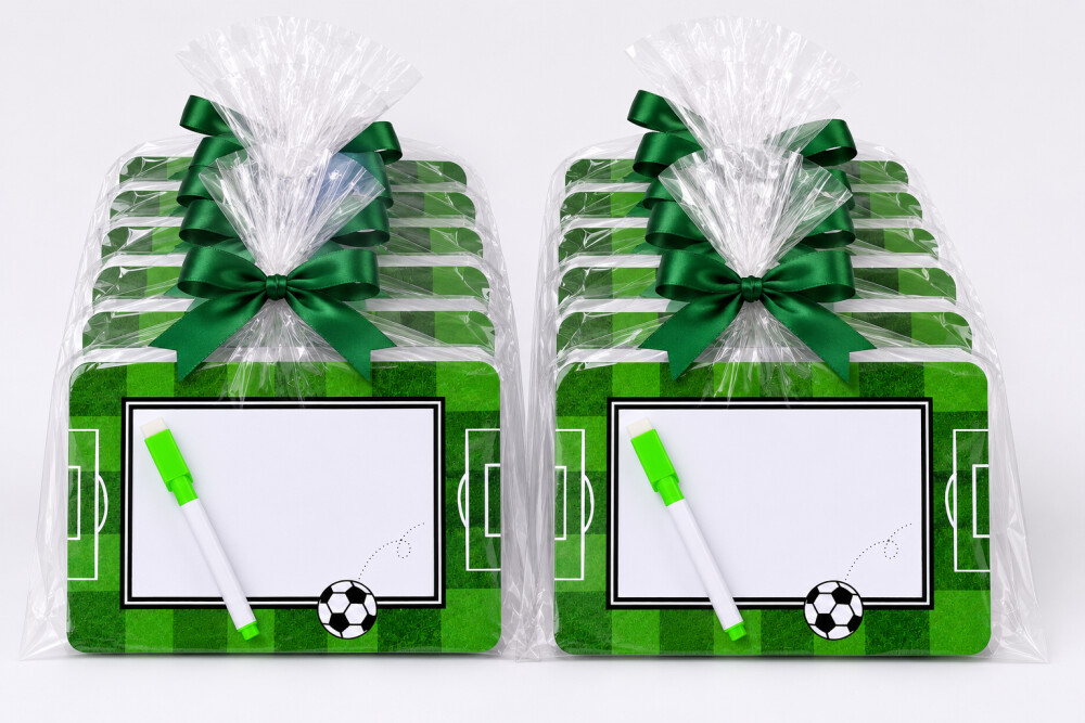 Lousinha mágica futebol lembrancinha de aniversário com caneta pe