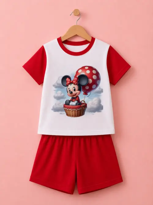 Pijama curto Minnie