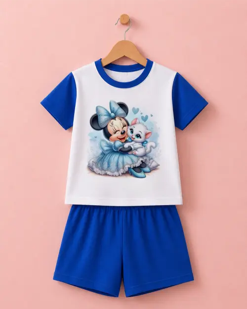 Pijama curto Minnie