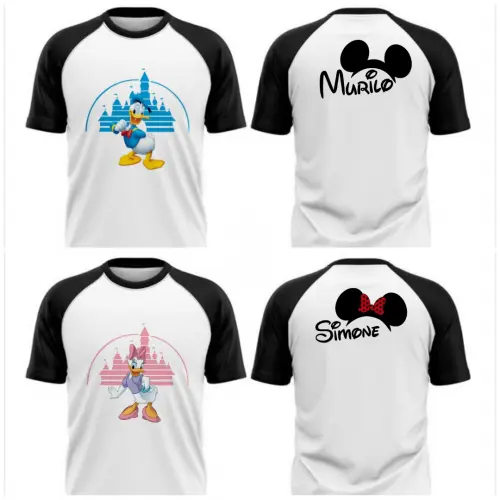 Camiseta viagem Disney Raglan
