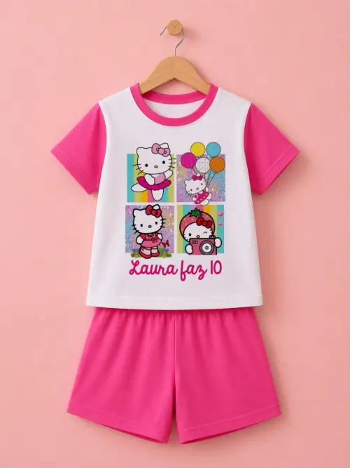 Pijama curto Hello Kitty