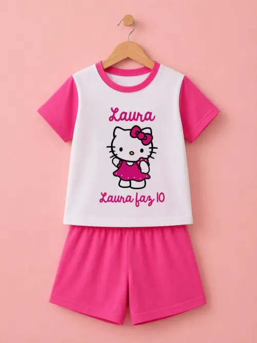 Pijama curto Hello Kitty