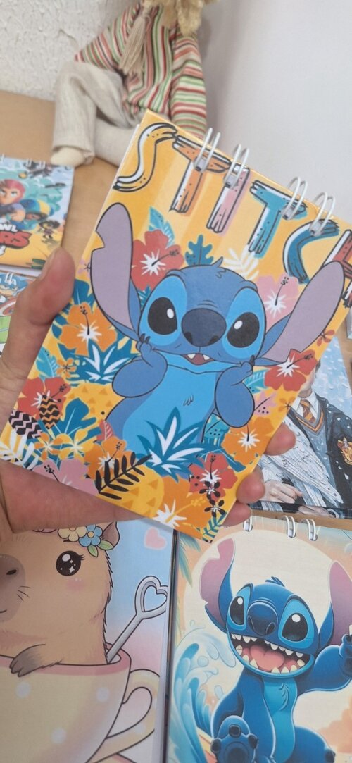 Bloquinho de notas Stitch