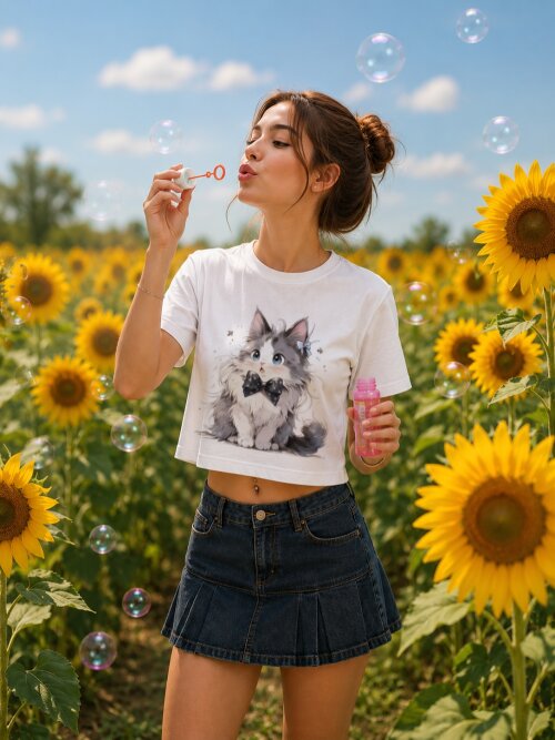 Cropped Gatinho