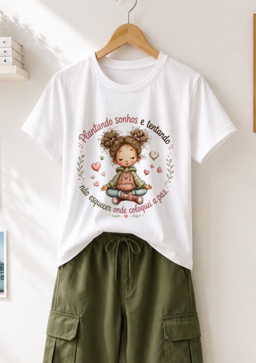 Camiseta Personalizada com Frase Motivacional