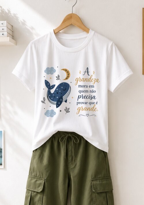 Camiseta Personalizada com Frase Motivacional