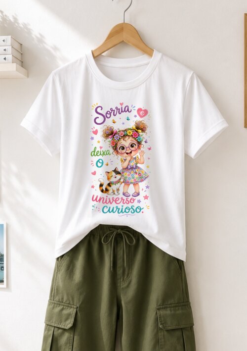 Camiseta Personalizada com Frase Motivacional