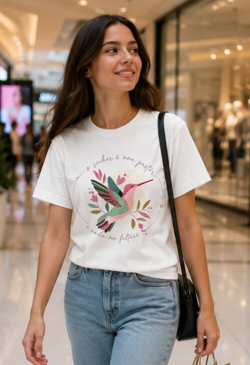 Camiseta Personalizada com Frase Motivacional