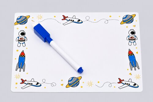 Lousinha mágica astronauta lembrancinha de aniversário com caneta permanente com apagador