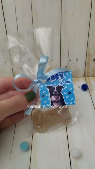 Biscoito Pet Petisco Natural para Lembrancinha Aniversário