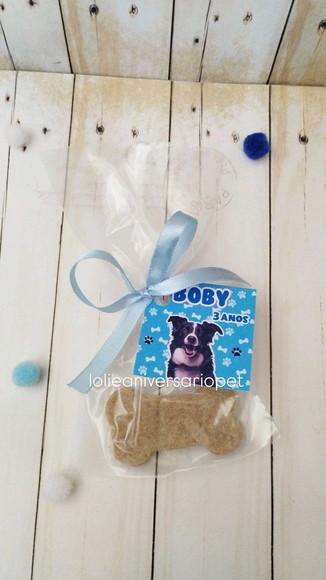 Biscoito Pet Petisco Natural para Lembrancinha Aniversário