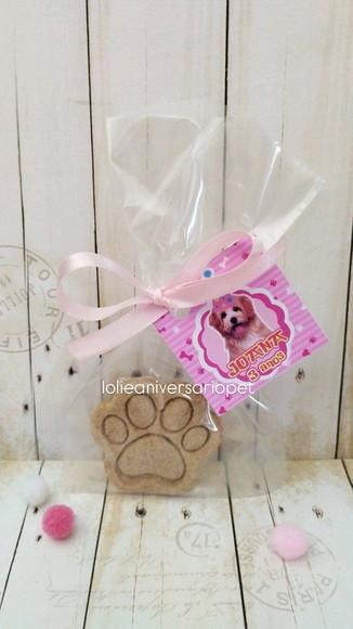 Biscoito Pet Petisco Natural para Lembrancinha Aniversário